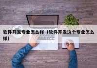 軟件開(kāi)發(fā)專業(yè)怎么樣（軟件開(kāi)發(fā)這個(gè)專業(yè)怎么樣）